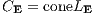 CE = coneLE