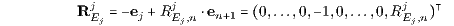 RjEj ej RjEj,n en 1 0,...,0, 1,0,...,0,RjEj,n